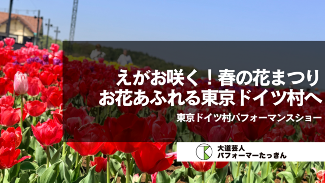 【千葉県袖ケ浦市】春の花まつり開催中！|東京ドイツ村パフォーマスショーにて