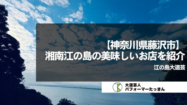 【湘南】地球の歩き方2026~2027湘南・江の島エリア版 | 江の島大道芸にて
